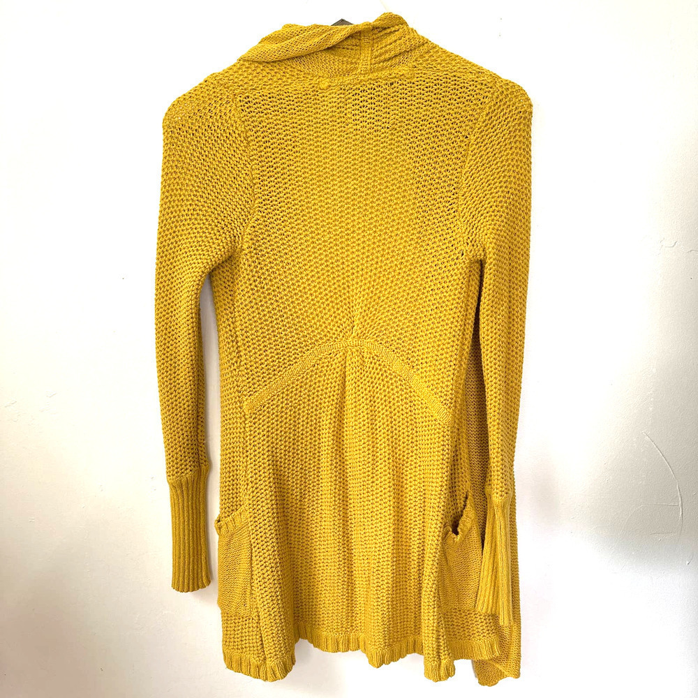 Anthropologie Guinevere Knit Linen blend Cardigan Size XS - Picture 12 of 13